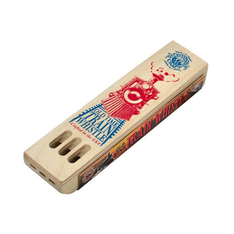 Wooden 3 note Train Whistle made in the USA