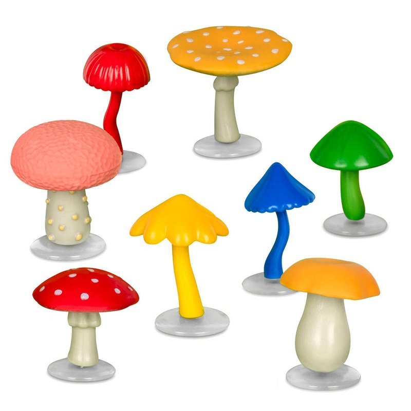 A collection of Mini Mushrooms