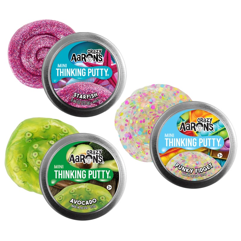 Crazy Effects Small Tin of Crazy Aaron's Thinking Putty