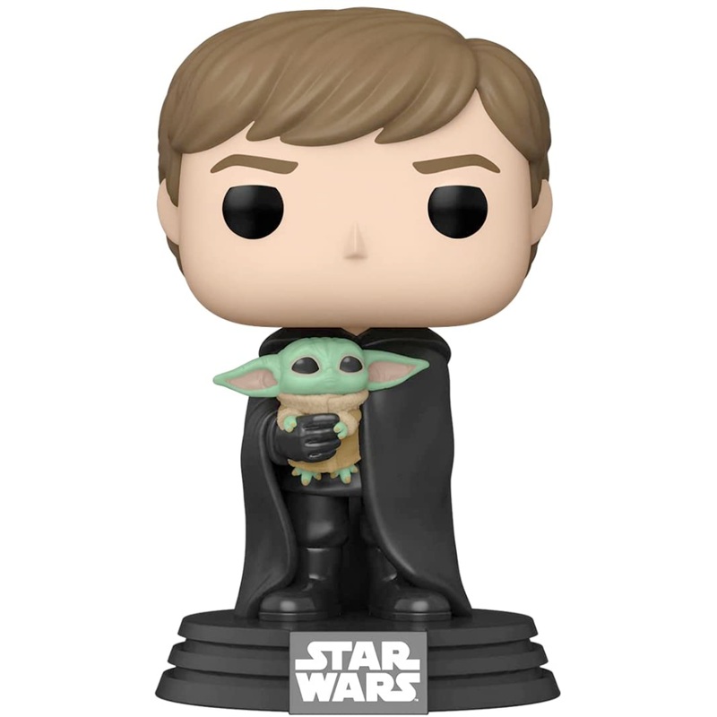 FUNKO POP! STAR WARS: Mandalorian- Luke Skywalker w/ Grogu