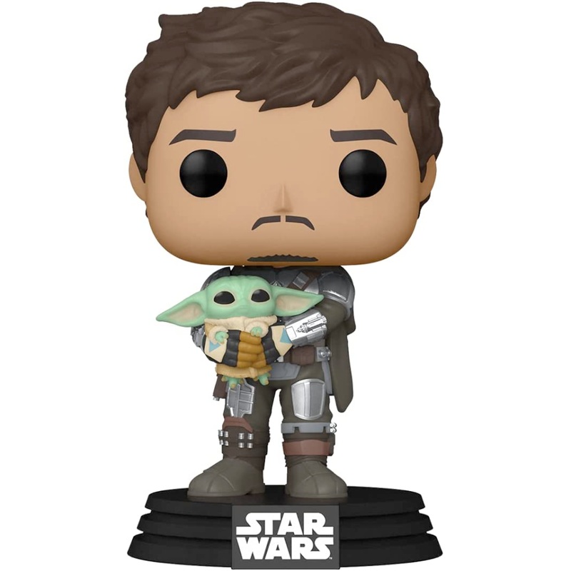 Funko POP Star Wars: Mandalorian- Mando Holding Child