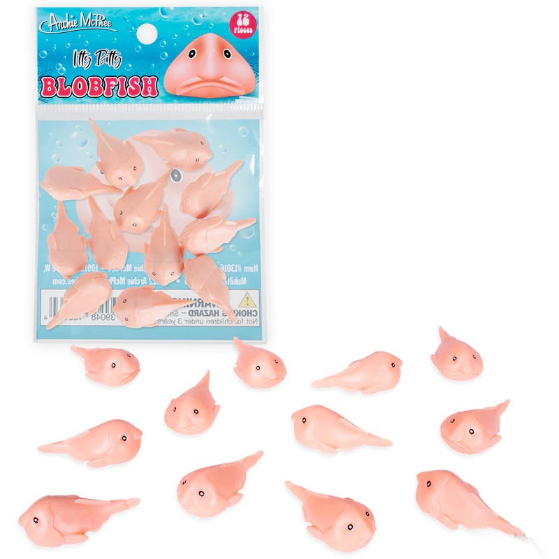 Itty Bitty Blobfish - set of 12