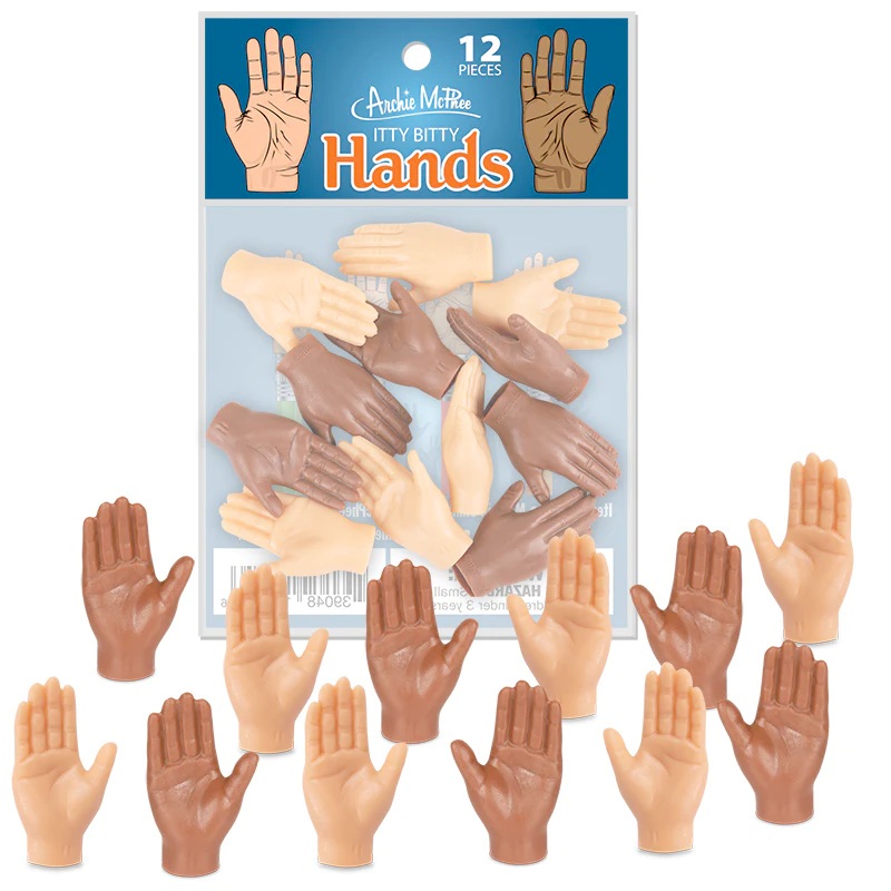 Itty Bitty Hands - set of 12
