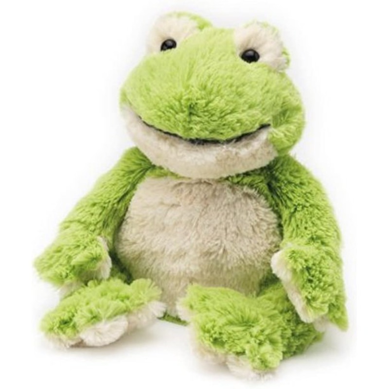 Frog Warmies - heats up in the microwave