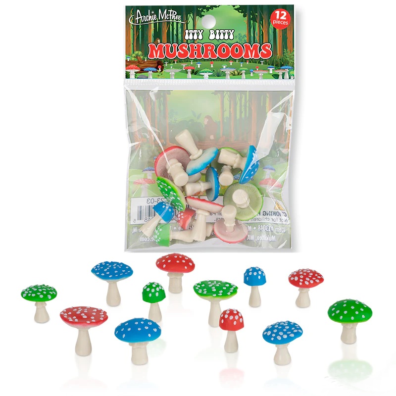 Itty Bitty Mushrooms - 12pcs
