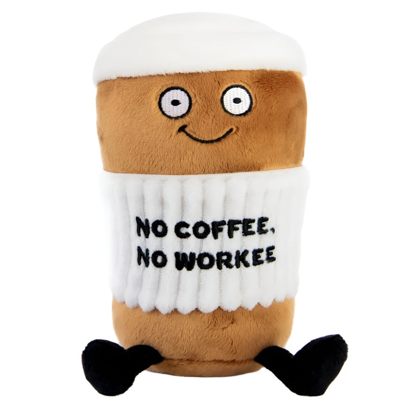 No Coffee No Workee Plushie